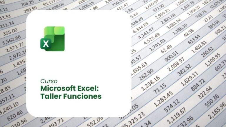 Curso Excel Taller Funciones