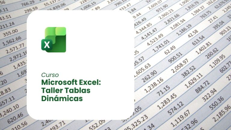 Curso Excel Taller Tablas Dinámicas