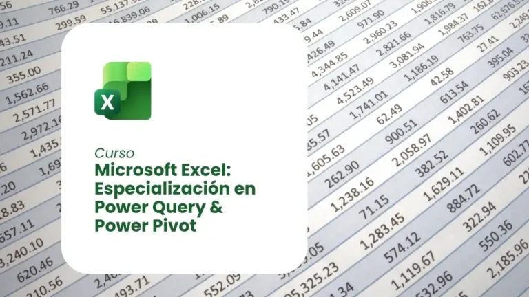 Microsoft Excel Power Query y Power Pivot