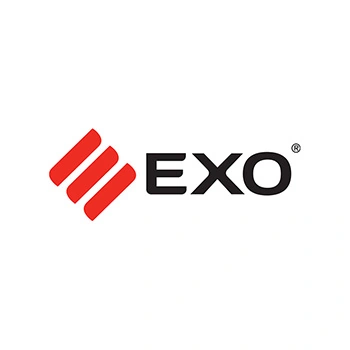 Logo de EXO - cliente de Red Hustle