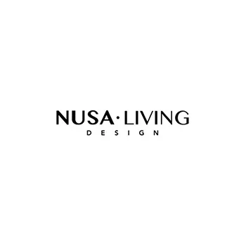 Logo de Nusa Living Design - cliente de Red Hustle