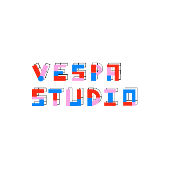 Logo de Vespa Studio - cliente de Red Hustle